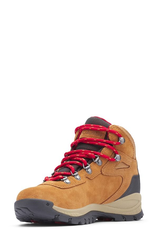 コロンビア レディース シューズ ブーツ・レインブーツ Columbia Newton Ridge Amped Waterproof Hiking Boot Elk Mountain Red レッド
