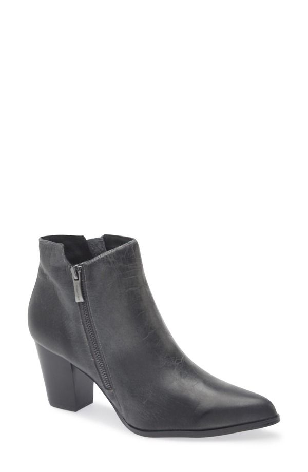 ショコラブルー レディース シューズ ブーツ・レインブーツ Chocolat Blu Eri Pointed Toe Bootie Black Leather ブラック