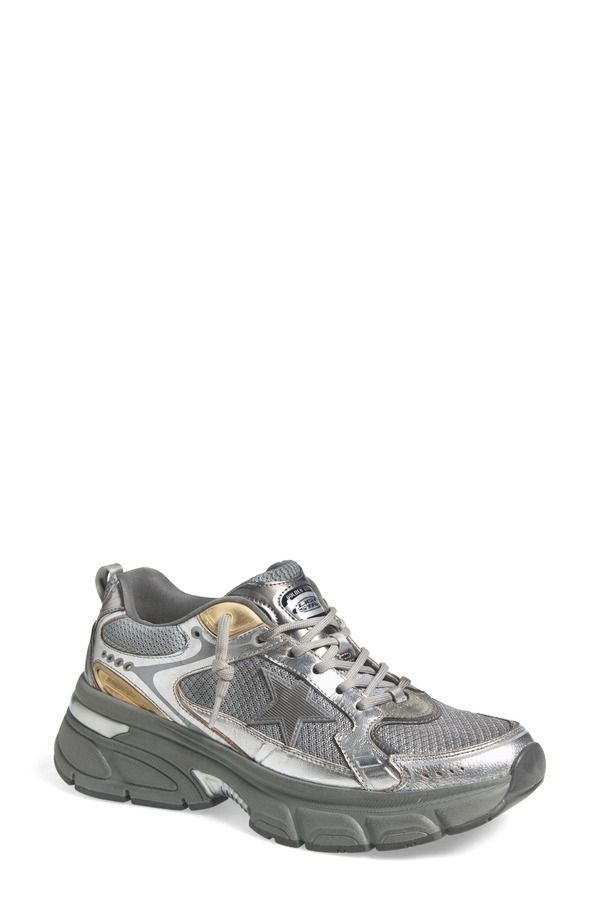 ゴールデングース レディース シューズ スニーカー Golden Goose Lightstar Sneaker Silver Gold ゴールド