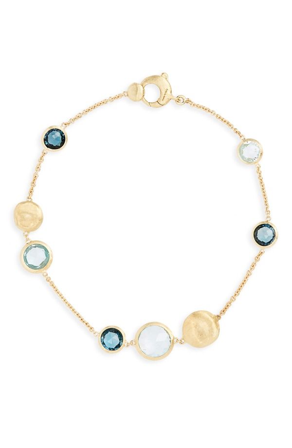 マルコ ビチェゴ レディース アクセサリー ブレスレット・バングル・アンクレット Marco Bicego Jaipur 18K Yellow Gold Semiprecioustone Bracelet Yellow Gold Blue Topaz ブルー