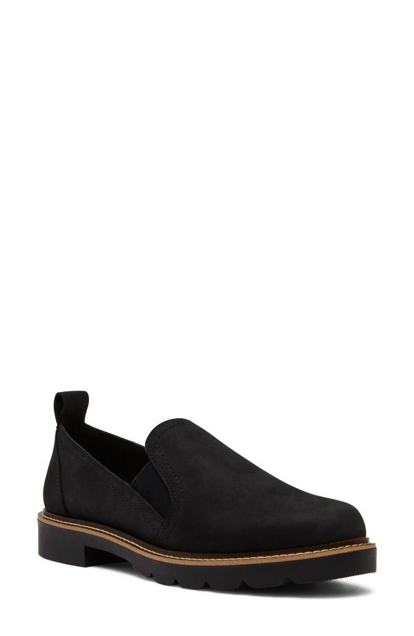 ブロンド レディース シューズ オックスフォード Blondo Phoebe Waterproof SlipOn Blk Nubuck