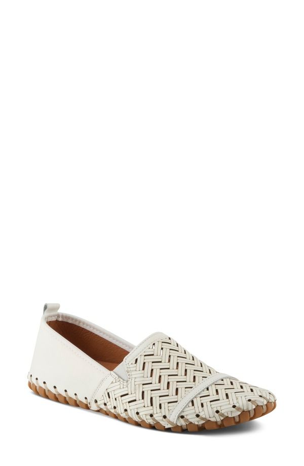 スプリングステップ レディース シューズ パンプス Spring Step Kapri Flat White ホワイト
