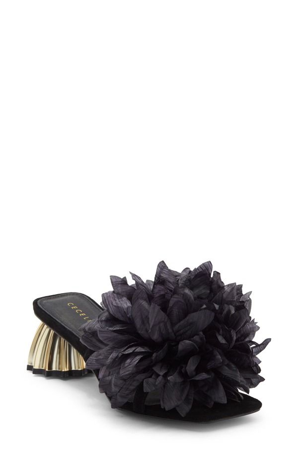 セシリア ニューヨーク レディース シューズ ヒール サンダル Cecelia New York Dahlia Slide Sandal Black ブラック
