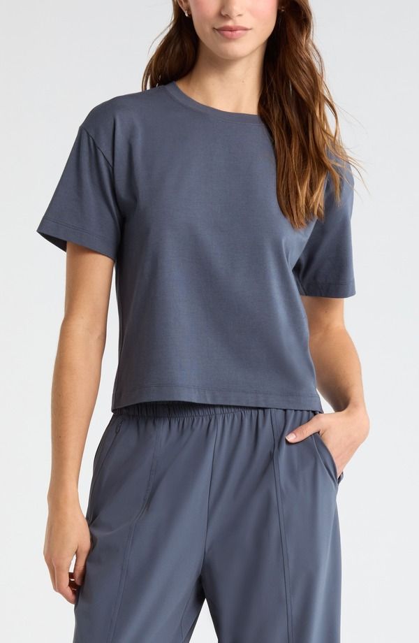 ゼラ レディース トップス Tシャツ クルーネック Zella New Take Crewneck TShirt Navy Armada ネイビー