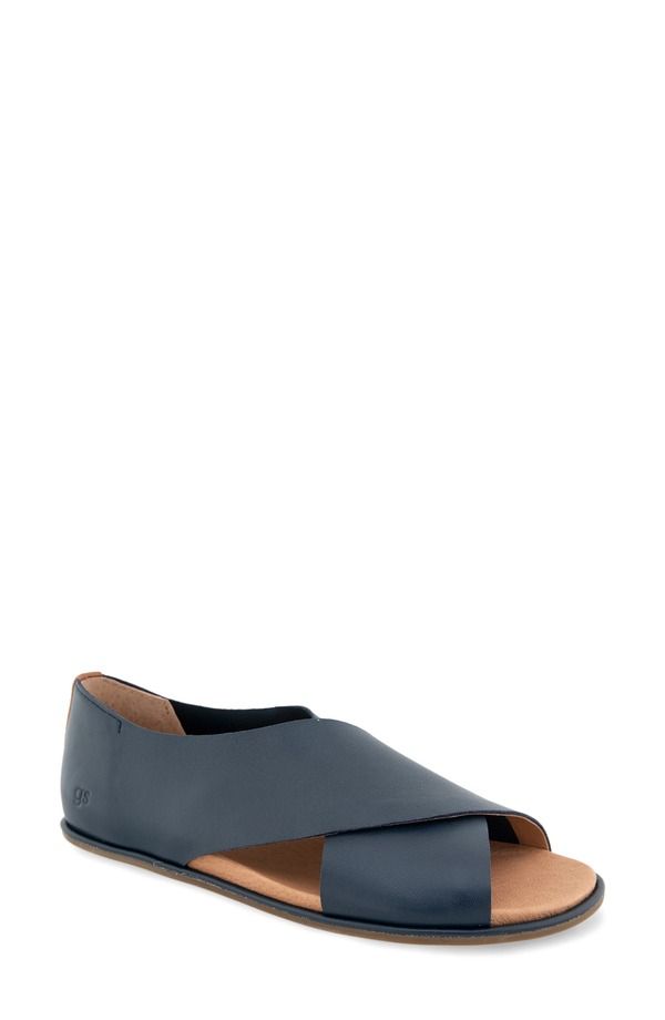 ジェントルソウルズ レディース シューズ サンダル Gentle Souls Laniey Sandal Navy Leather ネイビー