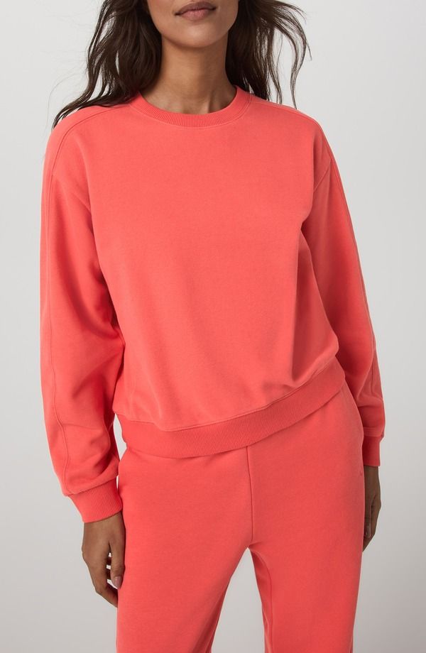 ビュオーリ レディース アウター パーカー・スウェット シャツ Vuori Sedona Seamsweatshirt Bright Coral コーラル