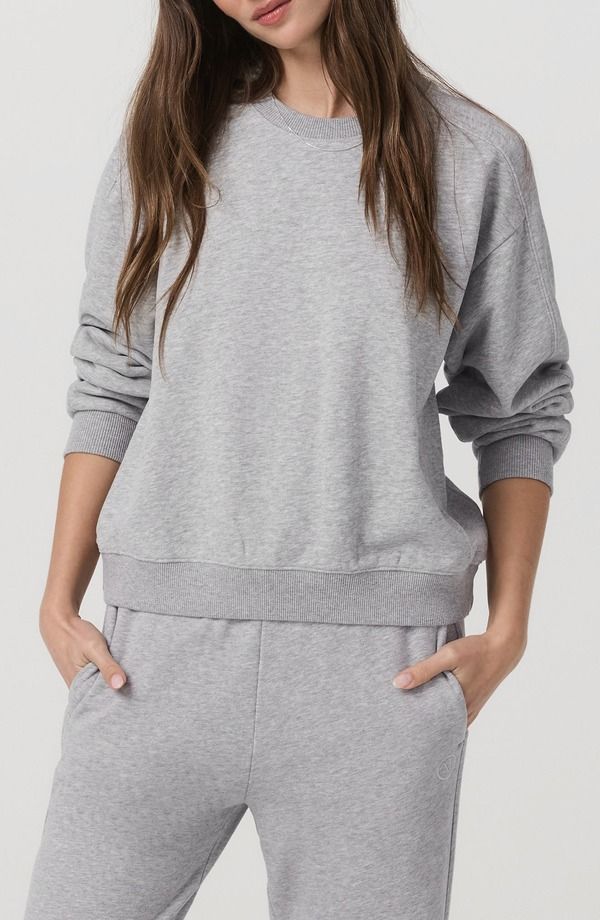 ビュオーリ レディース アウター パーカー・スウェット シャツ Vuori Sedona Seamsweatshirt Light Heather Grey グレー