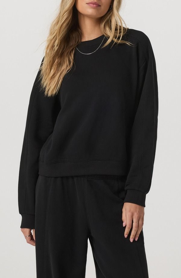ビュオーリ レディース アウター パーカー・スウェット シャツ Vuori Sedona Seamsweatshirt Black ブラック