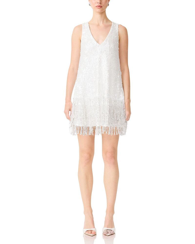 エリアット レディース トップス ワンピース ミニ Elliatt Alessia Shift Mini Dress White ホワイト