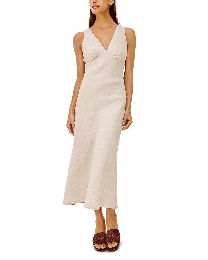 レイルズ レディース トップス ワンピース ミディ ノースリーブ Rails Avianna Sleeveless Midi Dress Heathered Flax