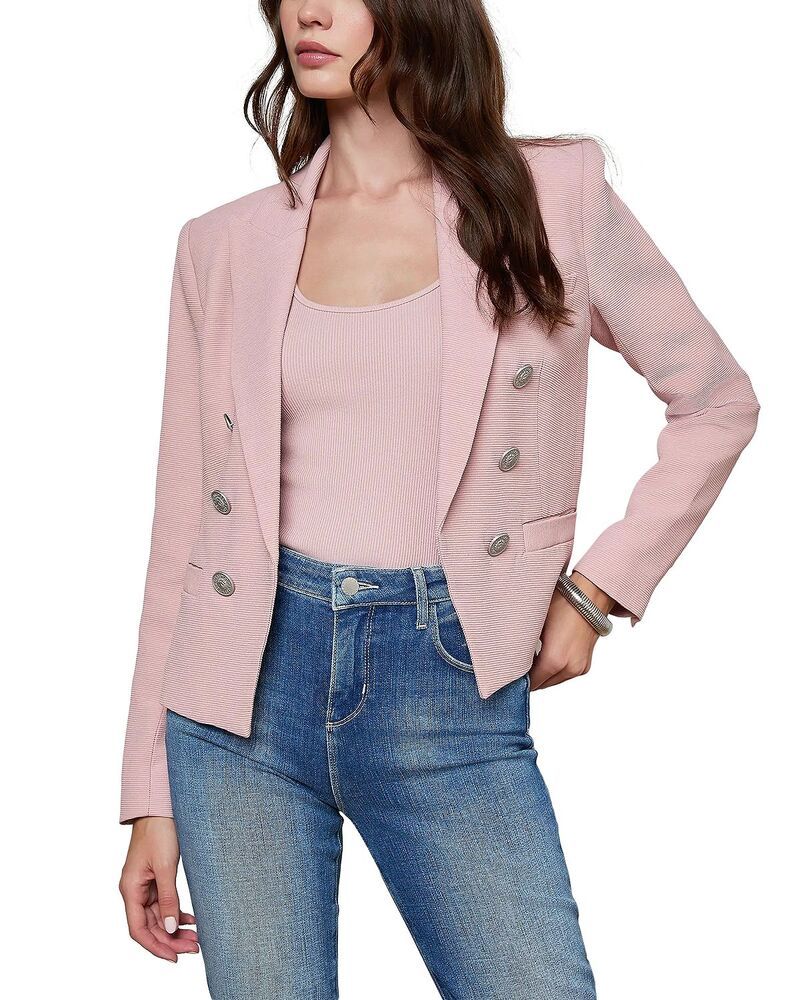 ラジャンス レディース アウター ジャケット・ブルゾン ブレザー LAGENCE Brooke Double Breasted Blazer Pale Rose