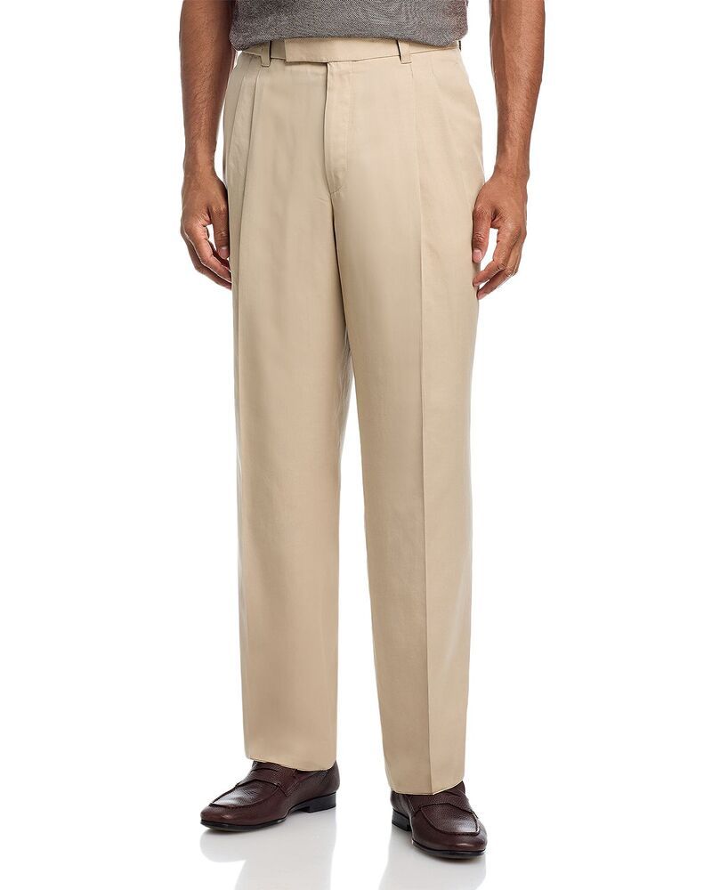 ボス メンズ ボトムス カジュアルパンツ リラックスフィット BOSS CPat Relaxed Fitrousers Open Beige ベージュ