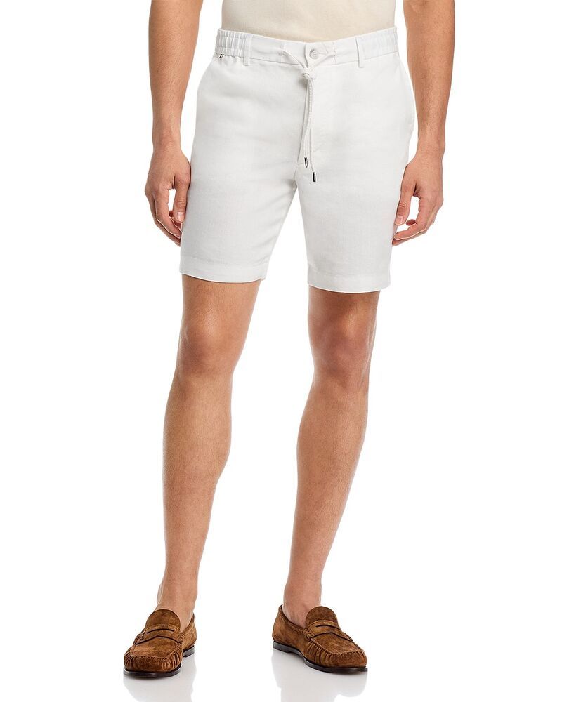 ボス メンズ ボトムス ハーフパンツ・ショーツ レギュラーフィット ショートパンツ BOSS HKane Regular Fit 7 Shorts White ホワイト