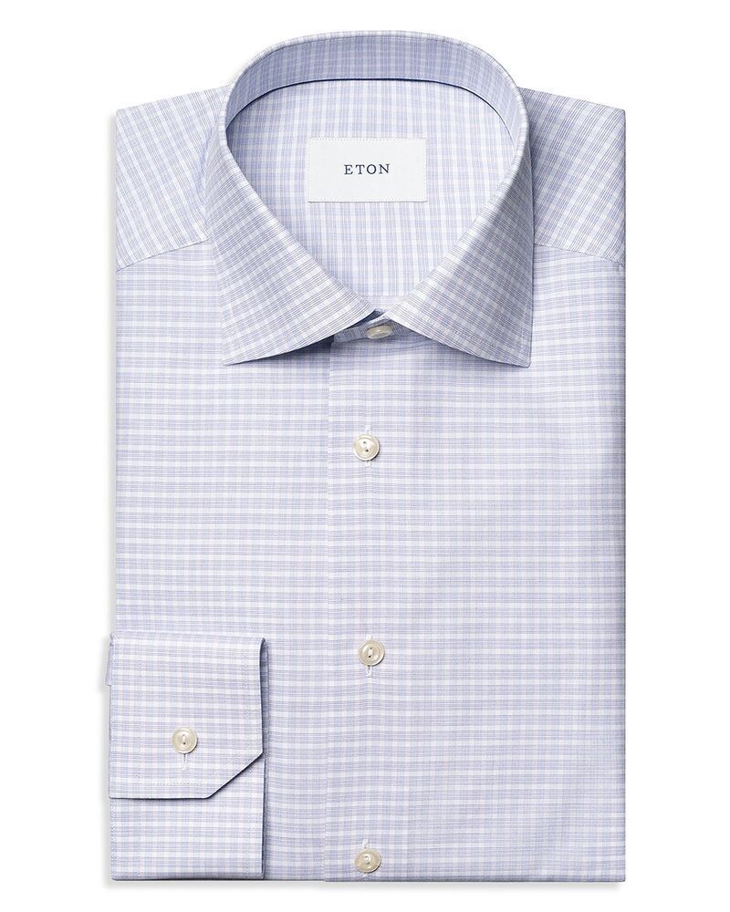 エトン メンズ トップス シャツ スリムフィット Eton Slim Fit Dresshirt Medium Purple パープル