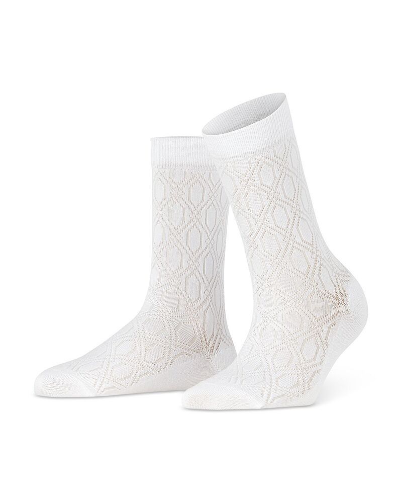 ファルケ レディース アンダーウェア 靴下 Falkevolute Socks White ホワイト
