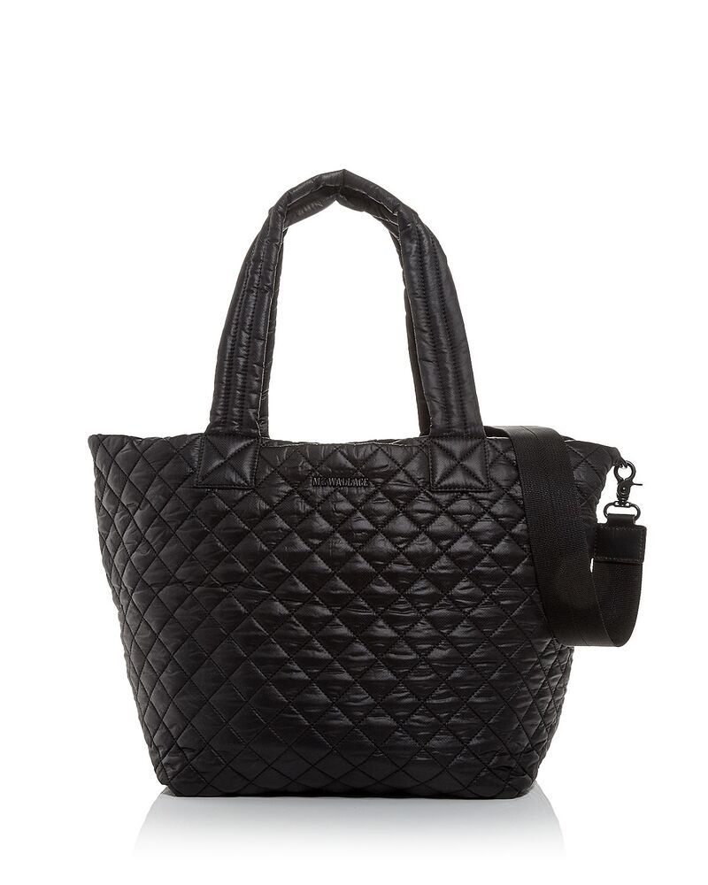 エムジーウォレス レディース バッグ キルティング ナイロン MZ WALLACE Medium Quilted Nylon Metro Tote Deluxe Black ブラック 47,280円