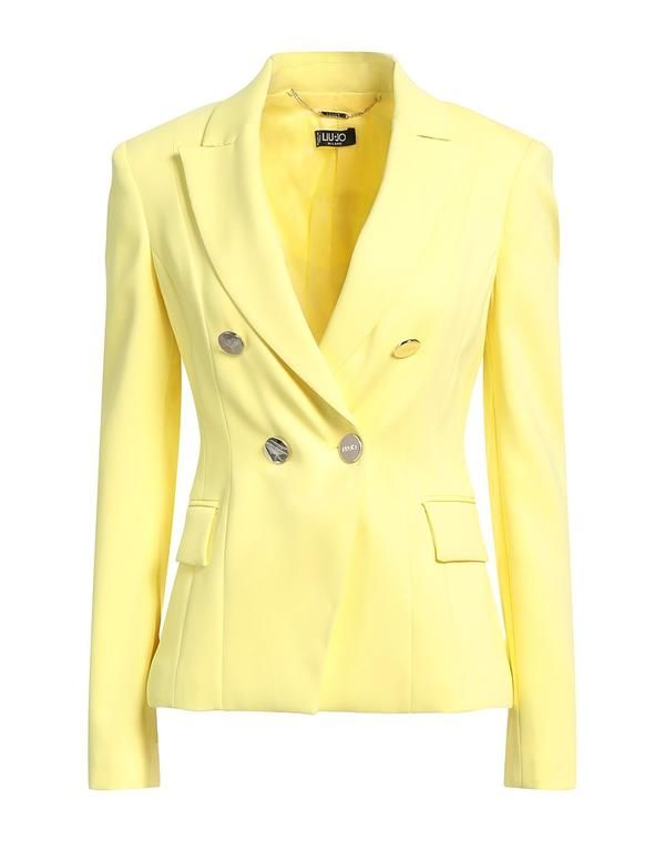 リュージョー レディース アウター ジャケット・ブルゾン テーラードジャケット LIU JO Yellow イエロー