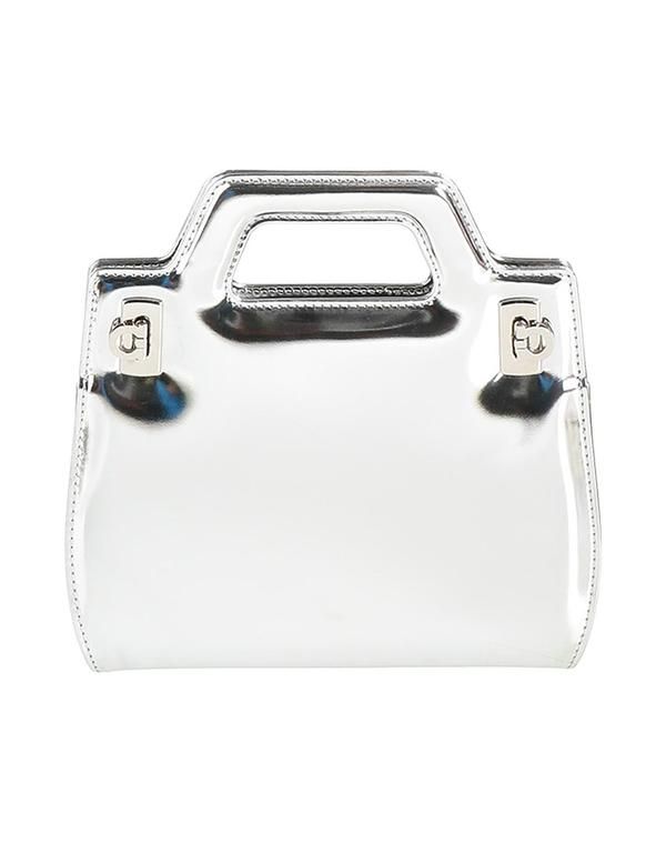 フェラガモ レディース バッグ FERRAGAMO Silver シルバー