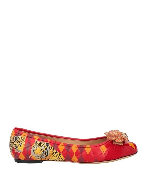 フェラガモ レディース シューズ パンプス バレリーナ FERRAGAMO Red レッド