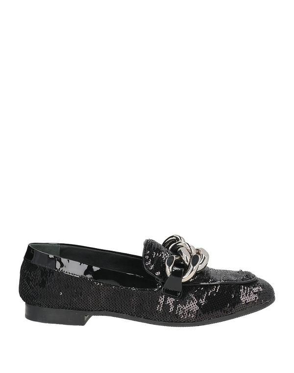 カサディ レディース シューズ スリッポン・ローファー モカシン CASADEI Black ブラック