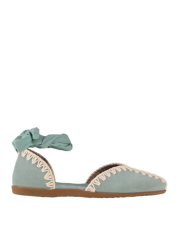 モウ レディース シューズ パンプス バレリーナ MOU Sky Blue ブルー