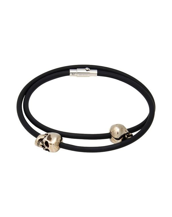マックイーン レディース アクセサリー ブレスレット・バングル・アンクレット MCQUEEN Black ブラック