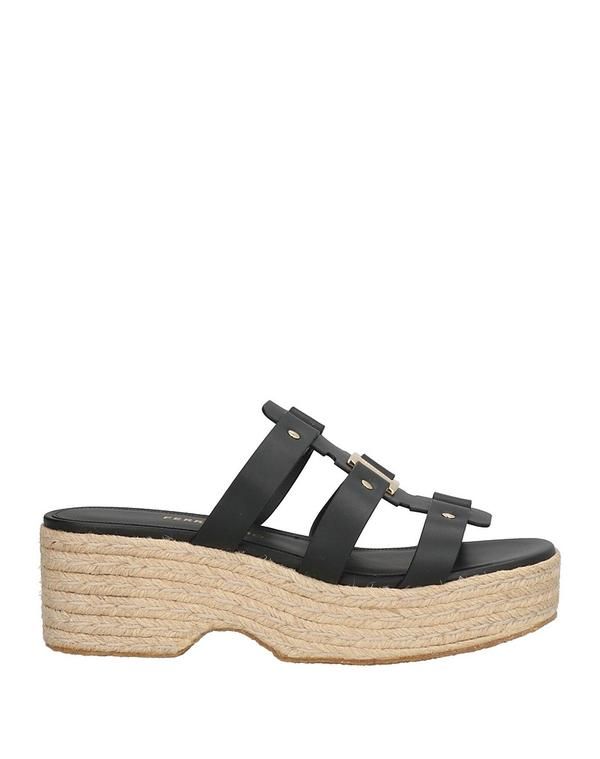 フェラガモ レディース シューズ スリッポン・ローファー エスパドリーユ FERRAGAMO Black ブラック