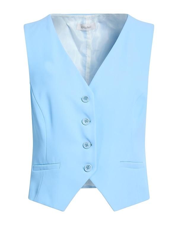 モーテル レディース トップス ベスト ジレ MOTEL Sky Blue ブルー