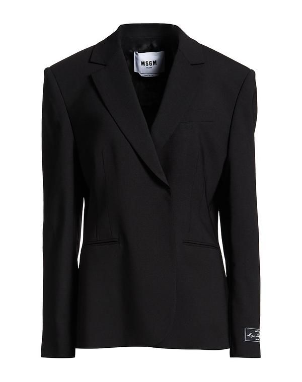 エムエスジイエム レディース アウター ジャケット・ブルゾン テーラードジャケット MSGM Black ブラック