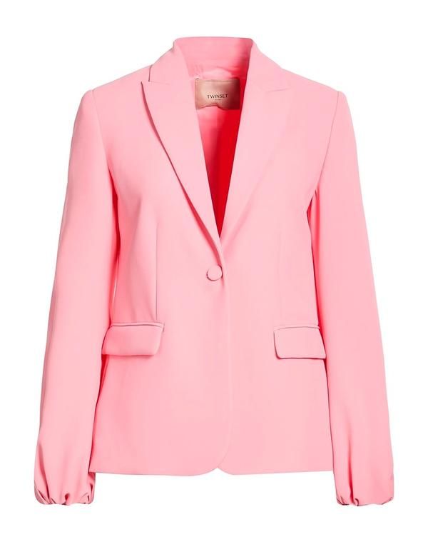 ツインセット レディース アウター ジャケット・ブルゾン テーラードジャケット TWINSET Pink ピンク