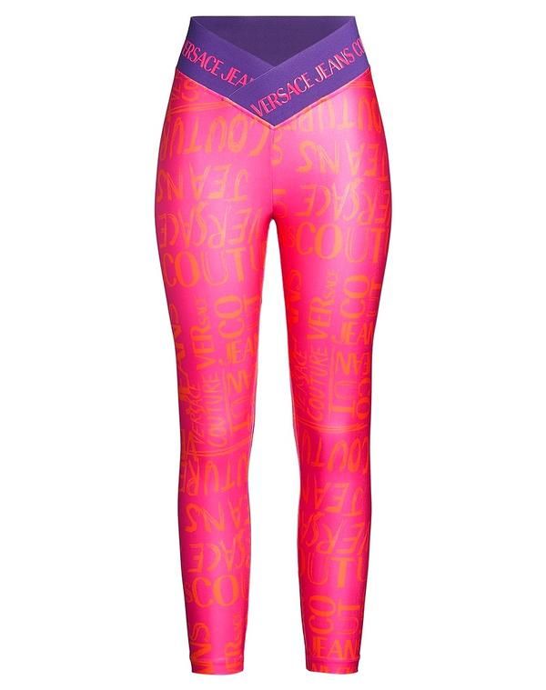 ヴェルサーチ レディース ボトムス レギンス VERSACE JEANS COUTURE