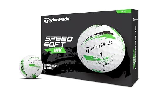 【新品】テーラーメイド(TAYLOR MADE) TMJ24 SpeedSoft INK 12個入り スピードソフト インク ブルー ゴルフボール 2024年モデル f4ad3d5b
