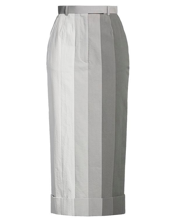 トムブラウン レディース ボトムスカート THOM BROWNE Light Gray グレー