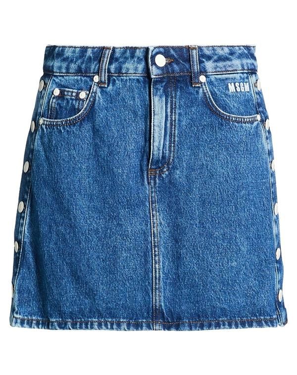 エムエスジイエム レディース ボトムスカート MSGM Blue ブルー