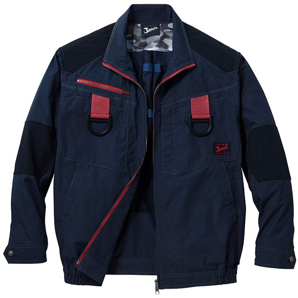 ジャウィン フルハーネス対応長袖ブルゾン(服のみ) 54100 LL 11ネービー [11ネービー] [LL]