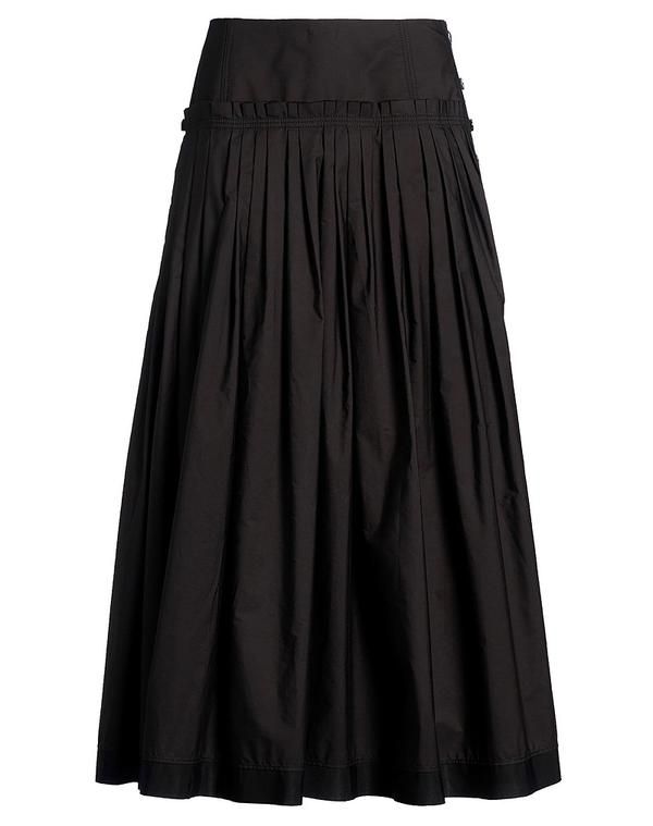 ランバン レディース ボトムスカート LANVIN Black ブラック