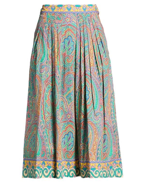 エトロ レディース ボトムスカート ETRO Green グリーン
