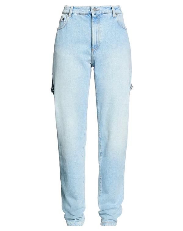 モスキーノ レディース ボトムス デニムパンツ ジーンズ MOSCHINO Blue ブルー
