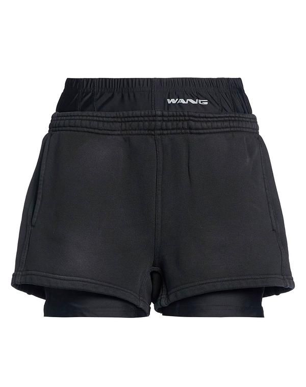 アレキサンダーワン レディース ボトムス ハーフパンツ・ショーツ ショートパンツバミューダパンツ ALEXANDER WANG Black ブラック