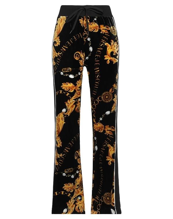 ヴェルサーチ レディース ボトムス カジュアルパンツ VERSACE JEANS COUTURE Black ブラック
