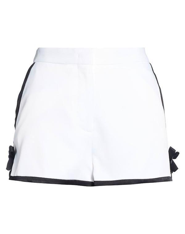 エムエスジイエム レディース ボトムス ハーフパンツ・ショーツ ショートパンツバミューダパンツ MSGM White ホワイト