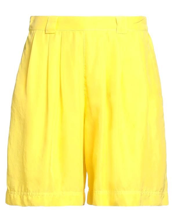 フェデーリ レディース ボトムス ハーフパンツ・ショーツ ショートパンツバミューダパンツ FEDELI Yellow イエロー