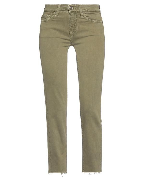 セブンフォーオールマンカインド レディース ボトムス デニムパンツ ジーンズ 7 FOR ALL MANKIND Military Green グリーン