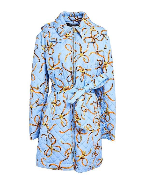 ブティックモスキーノ レディース アウター ジャケット・ブルゾン パファージャケット BOUTIQUE MOSCHINO Light Blue ブルー