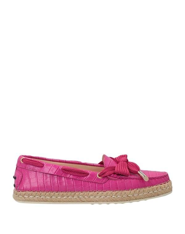 トッズ レディース シューズ スリッポン・ローファー エスパドリーユ TODS Fuchsia フューシャ