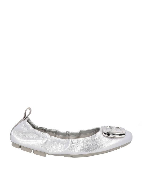 ホーガン レディース シューズ パンプス バレリーナ HOGAN Silver シルバー