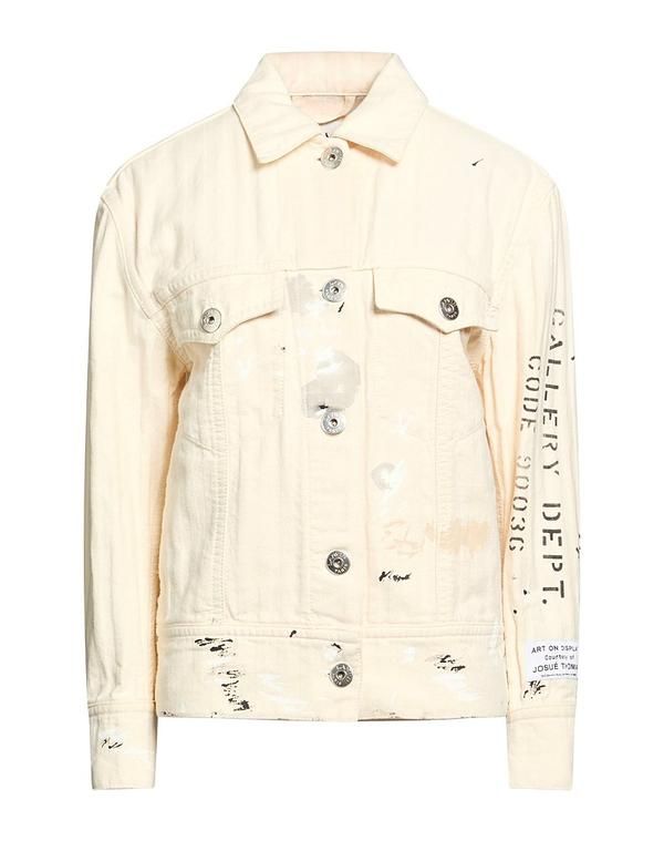 ランバン レディース アウター ジャケット・ブルゾン デニムブルゾン LANVIN Off White オフホワイト