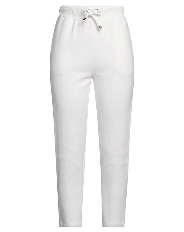 エリザベッタフランキ レディース ボトムス カジュアルパンツ ELISABETTA FRANCHI White ホワイト