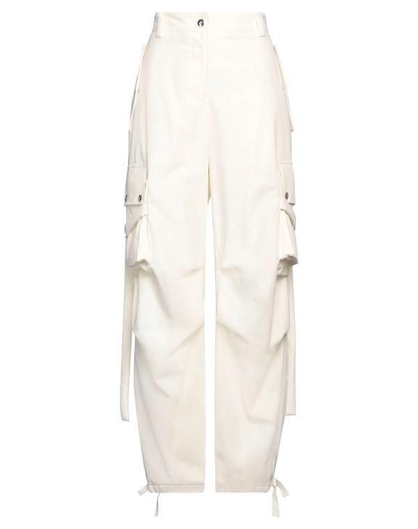 エムエスジイエム レディース ボトムス カジュアルパンツ MSGM Off White オフホワイト