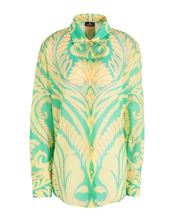 エトロ レディース トップス シャツ ETRO Yellow イエロー